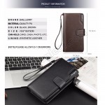 Baellerry S119B Handphone Men Women Wallet Long Purse Leather Bag