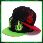 Men Women Finger Baseball Snapback Cap Topi