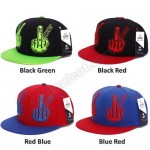 Men Women Finger Baseball Snapback Cap Topi