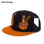 Men Women Finger Baseball Snapback Cap Topi