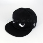 BlackWhite Eyes Snapback Cap Topi