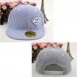 Superman Stripe Ladies Women Cap Snapback Hat