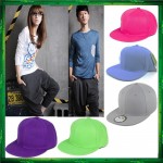 Fashion Unisex Baseball Cap Plain Snapback Hat Adjustable Cap