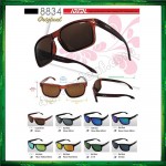 Ideal 8834 Polarized Sunglasses ( Frame Matte Black ) Glasses Cermin Mata