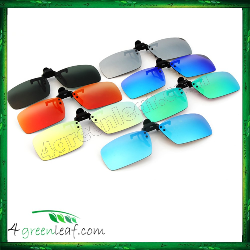 CS04 Square Shape Clip On Polarized Sunglasses