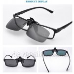 CS04 Square Shape Clip On Polarized Sunglasses