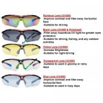 Robesbon 0089 (13 IN 1) Cycling Eyewear Bicycle UV400 Sport Polarized Sunglasses