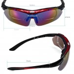 Robesbon 0089 (13 IN 1) Cycling Eyewear Bicycle UV400 Sport Polarized Sunglasses