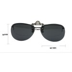 CS03 Aviator Clip On Polarized Sunglasses