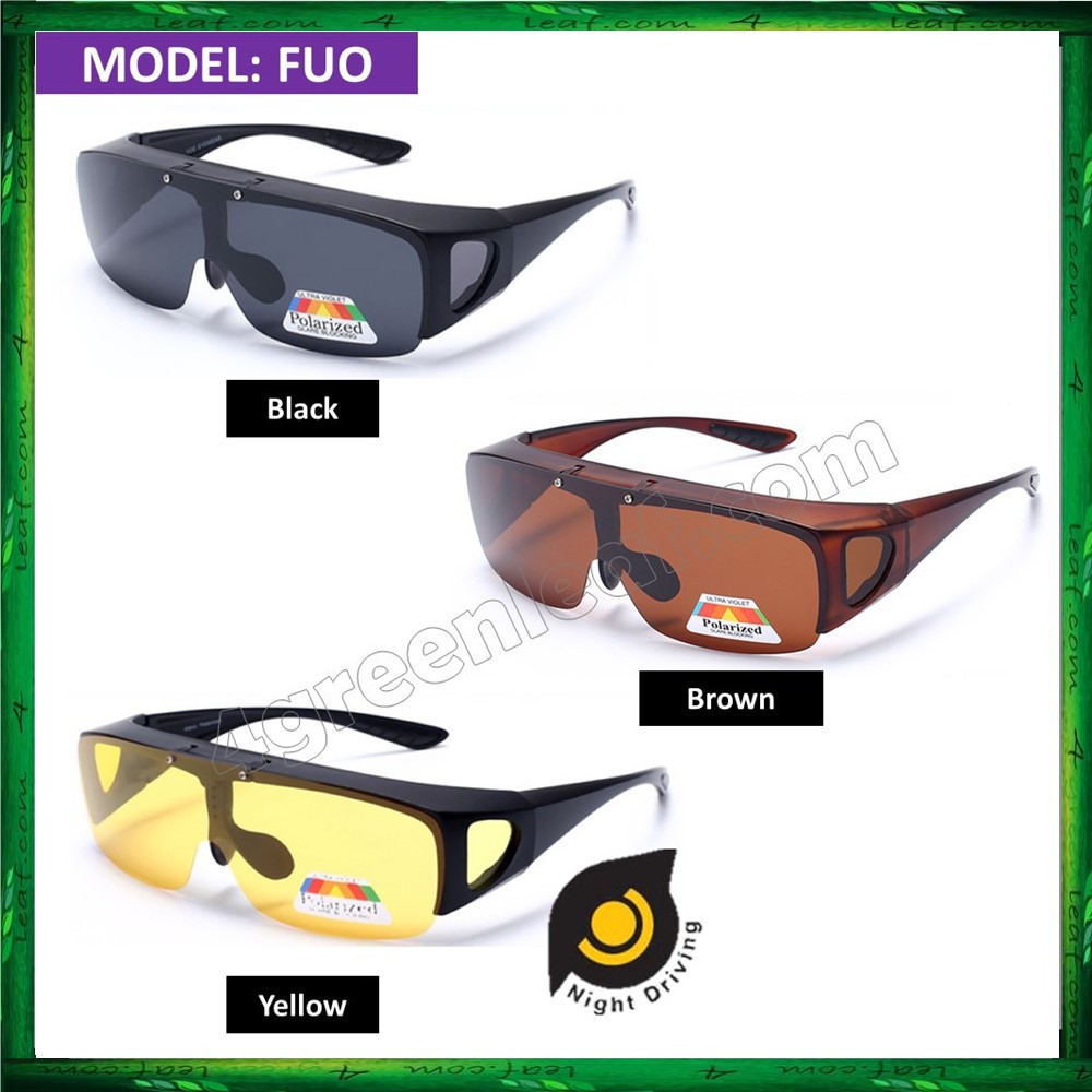 Polarized Flip UP Fit Over Overlap Sunglasses (UV400) FUO Polarized Flip UP Fit Over Overlap Sunglasses (UV400) FUO