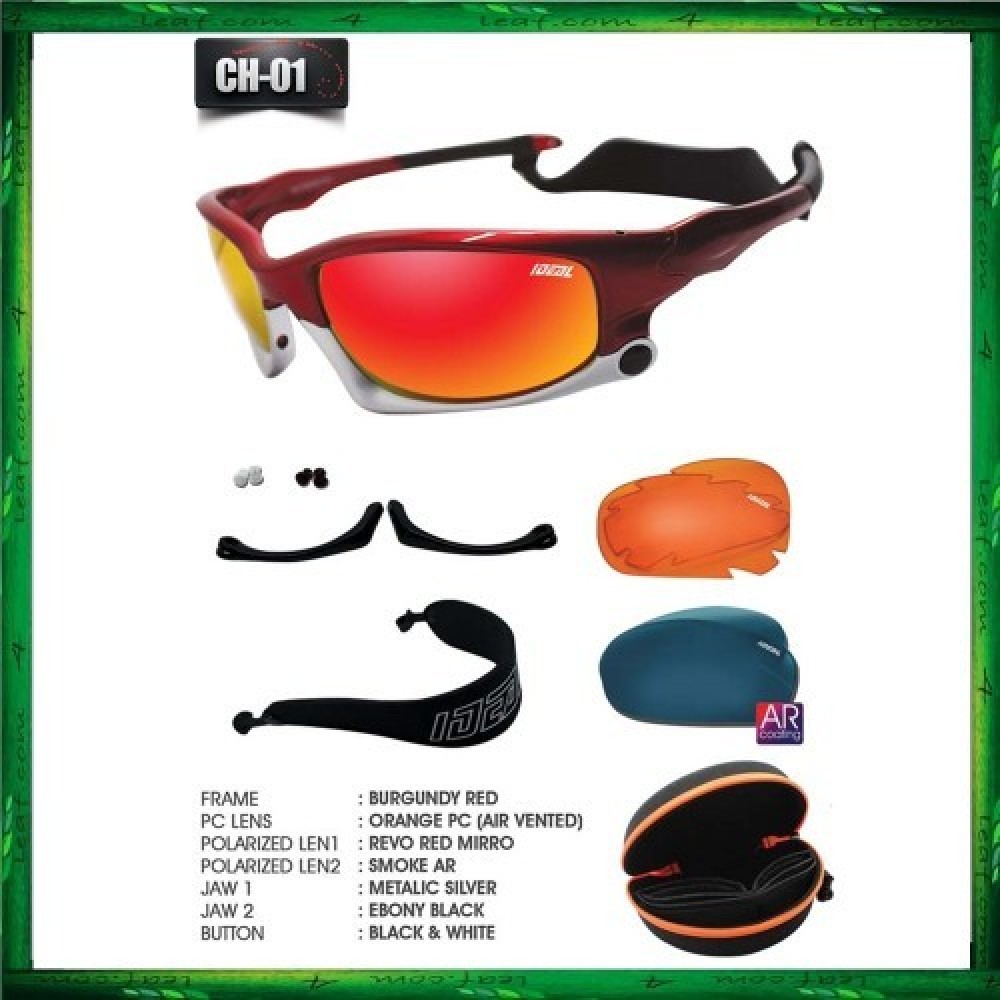 IDEAL 7 IN 1 Chameleon Series Lightweight Air Vented Lenses Sunglasses