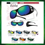 IDEAL 589P FIT OVER OVERLAP POLARIZED SUNGLASSES