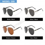 MB 209 AVIATOR POLARIZED SUNGLASSES ANTI GLARE