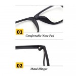 4GL Magnetic Clip On 6 in 1 Polarized UV Protection Sunglasses 2251A