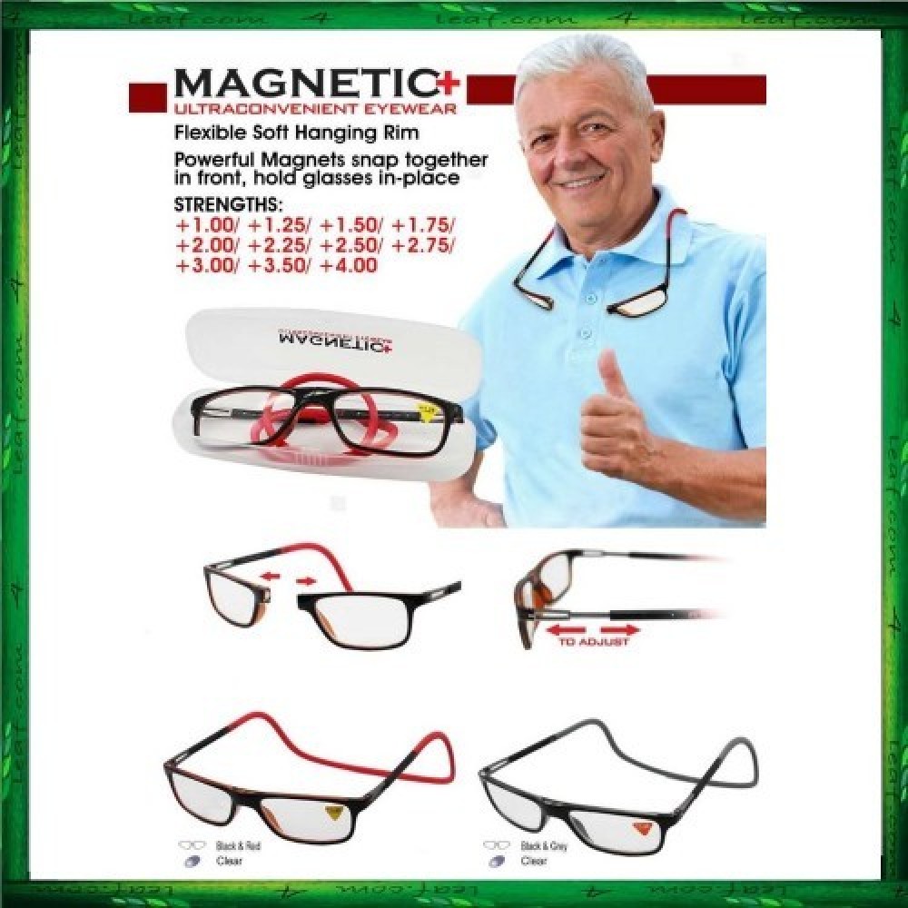 4GL MAGNETIC+ Expandable Ultraconvenient Reading Glasses C07-050006