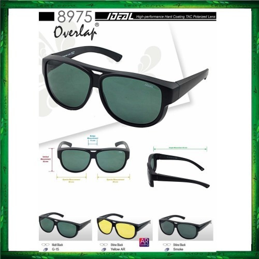 Original IDEAL 8975P Fit Over Overlap Polarized Sunglasses