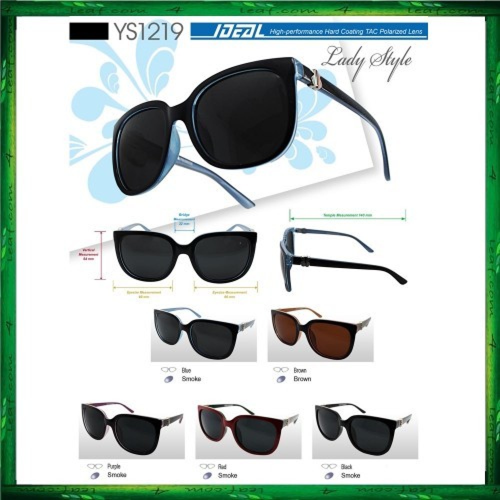 IDEAL YS1219 Lady Style Hard Coating Polarized Lens Sunglasses Women IDEAL YS1219 Lady Style Hard Coating Polarized Lens Sunglasses Women