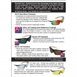 IDEAL ACTIV S 5 in 1 SPORT SUNGLASSES (TR-90 FRAME)