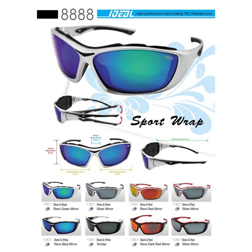 IDEAL 8888 Sports Polarized Sunglasses (Adjustable Leg) IDEAL 8888 Sports Polarized Sunglasses (Adjustable Leg)
