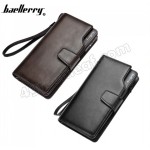 Baellerry S1063 23 Card Slots Men Women Long Wallet Leather Big Capacity