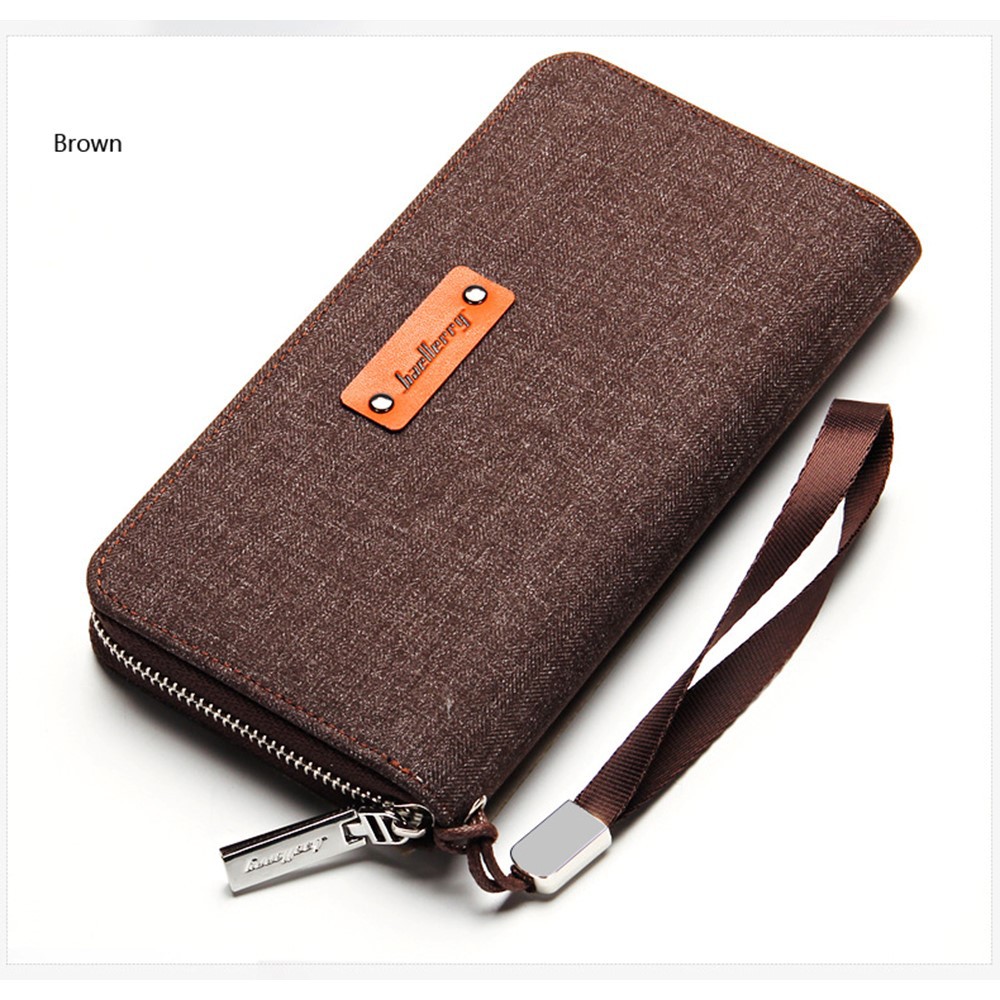 Baellerry S1521 Canvas Premium long Wallet Wallets Purse Baellerry S1521 Canvas Premium long Wallet Wallets Purse