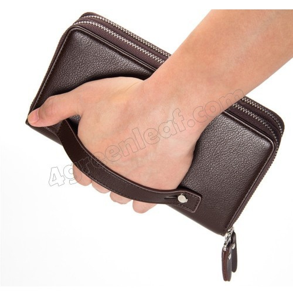 Baellerry Men Women Long Wallet Purse Leather Bag Big Capacity SA417 Baellerry Men Women Long Wallet Purse Leather Bag Big Capacity SA417