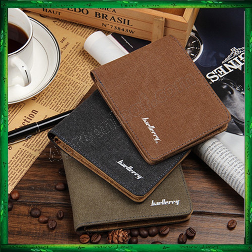 Baellerry Men Wallet Short Purse Leather D3286 Baellerry Men Wallet Short Purse Leather D3286
