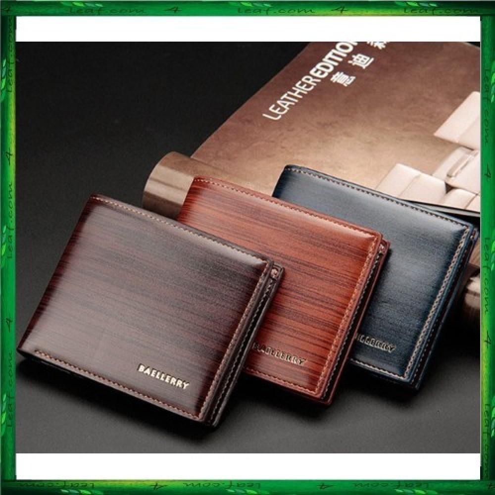 Baellerry Top Quality Men Short Wallet Wallets Leather Purse DR005