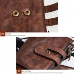 2059 Leather Coin Purse Short Wallet Men Women