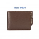 4GL BAELLERRY Men Women Short Wallet Purse D0888 Cross