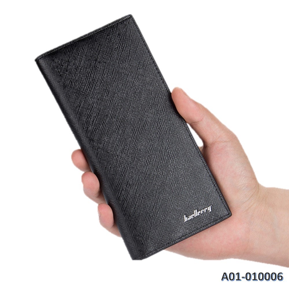 4GL BAELLERRY Men Women Long 0.5cm Slim Wallet Purse Dompet 3027