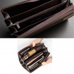 BaellerryArrow New PU Leather Wallet Men Long Wallet Bag Big Capacity