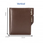 4GL BAELLERRY Men Women Short Wallet Purse D0888 Vertical