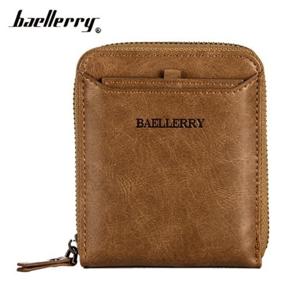 4GL Baellerry Men Women Wallet Short Purse Zipper Dompet D3124 Cross