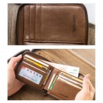 4GL Baellerry Men Women Wallet Short Purse Zipper Dompet D3124 Cross