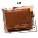 4GL BAELLERRY Leather Wallet Men Short Wallet Dompet 208-A04