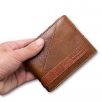 4GL BAELLERRY Leather Wallet Men Short Wallet Dompet 208-PA17