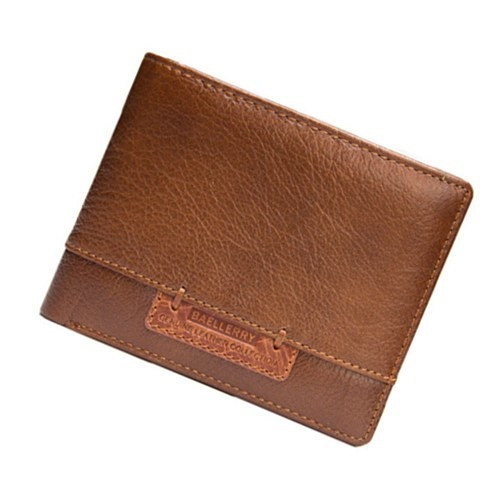 4GL BAELLERRY Leather Wallet Men Short Wallet Dompet 208-A01