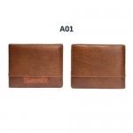4GL BAELLERRY Leather Wallet Men Short Wallet Dompet 208-A01