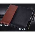 Baborry QB-02 Men Zipper Wallets With Card Cash holder And Coin Purse