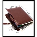 Baborry QB-02 Men Zipper Wallets With Card Cash holder And Coin Purse
