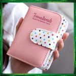 4GL Trena Korean Fashion Short Purse Wallet With Coin Pocket Zip