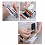 4GL Trena Korean Fashion Short Purse Wallet With Coin Pocket Zip