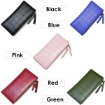 4GL Baellerry Women 10 Card Holder Coin Bag Double Zipper Long Wallet Y138