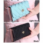 4GL Korean Fashion Women Long Purse Clutch Crown 738