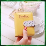 4GL Somlloh Polka Dots PU Leather Multiple Credit Cards Holder Bag