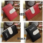 4GL Somlloh Polka Dots PU Leather Multiple Credit Cards Holder Bag