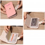 4GL Somlloh Polka Dots PU Leather Multiple Credit Cards Holder Bag