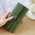 4GL Korean Fashion Plain Colour Women Long Purse 109F