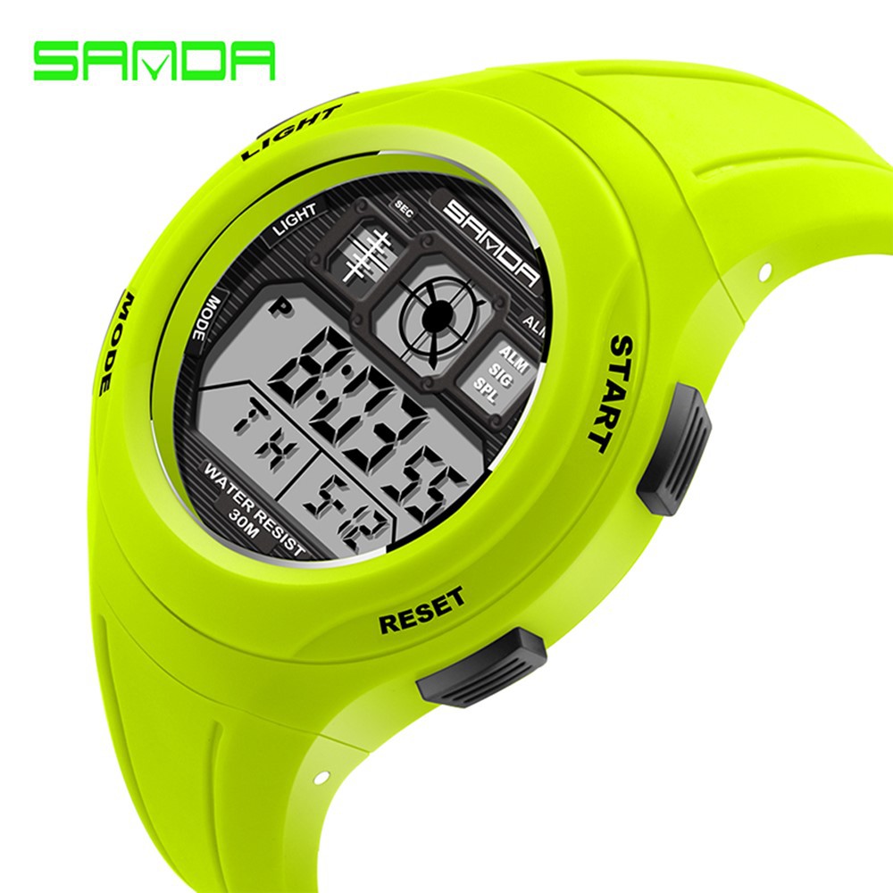 4GL SANDA Water Resistant LED Sports Watch Jam Tangan 331